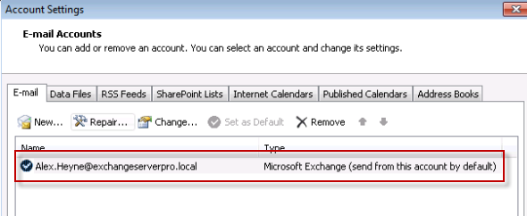 Outlook 2010 Exchange Server Profile Settings Outlook 2010 Exchange Server Profile Settings