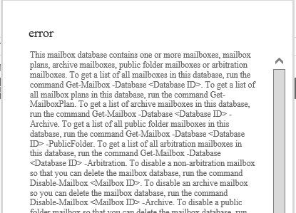 exchange-2013-removing-database-error Exchange 2013 Database Removal Error: “This mailbox database contains one or more mailboxes”